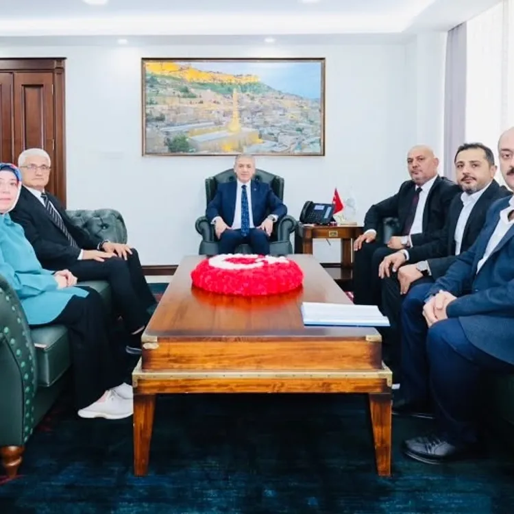 Mardin Engelliler Derneği'nden Vali Akkoyun'a ziyaret