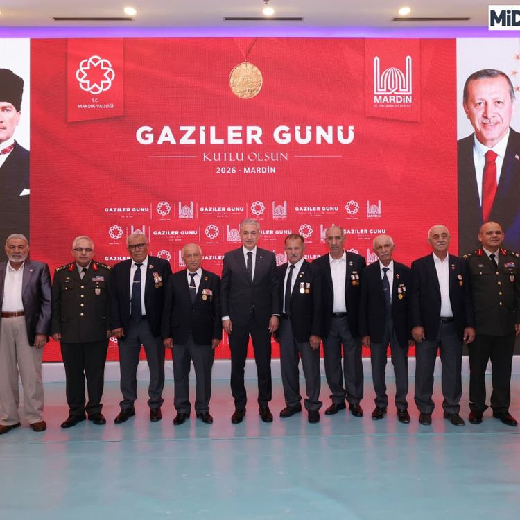 Mardin’de Kahraman Gaziler ve Aileleri Onuruna Program Düzenlendi