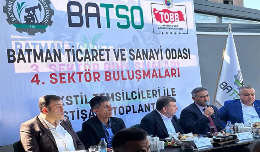Mardin TSO Başkan Çelik, Tekstil Sektörü İstişare Toplantısı’na katıldı