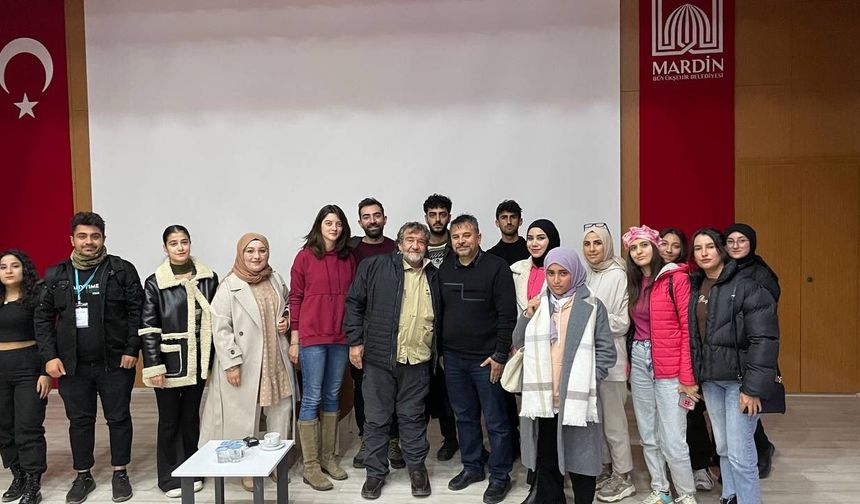 Coşkun Aral, Mardin'de Öğrencilere deneyimlerini paylaştı