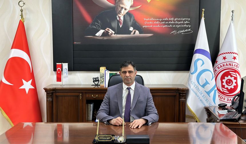 SGK Mardin İl Müdürü'nden kayıt dışı istihdam uyarısı