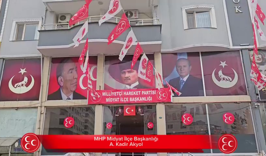 MHP Midyat İlçe Başkanlığı yeni binası hizmete girdi