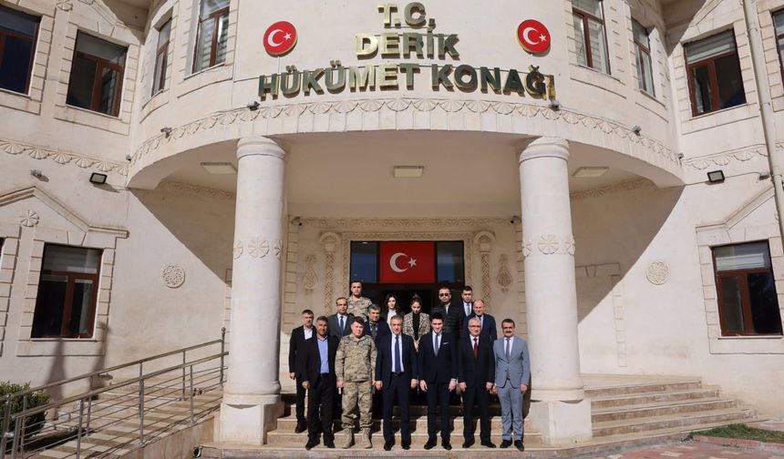 Vali Akkoyun’dan Derik ilçesini ziyaret etti