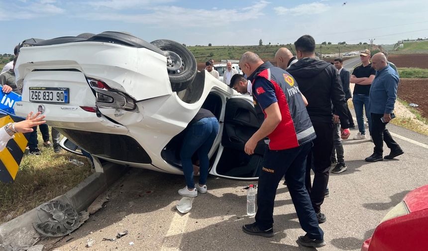 Midyat'ta trafik kazası: 2 yaralı