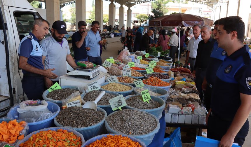 Midyat Belediyesi Zabıta Müdürlüğü'nden Pazar Denetimi