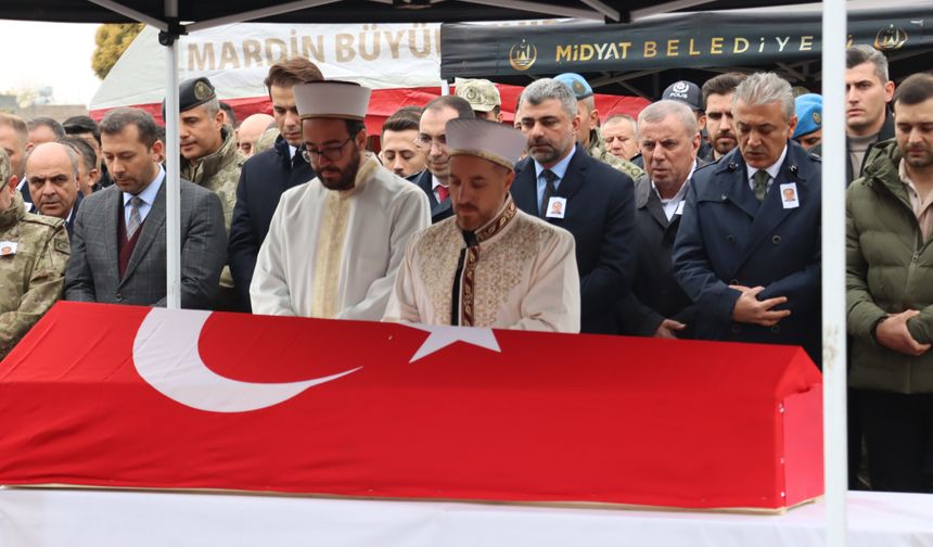 15 Temmuz Gazisi Halil Algan, Midyat’ta toprağa verildi