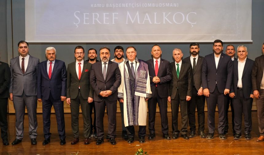 MAÜ’den Kamu Başdenetçisi Şerif Malkoç’a Fahri Doktora Ünvanı