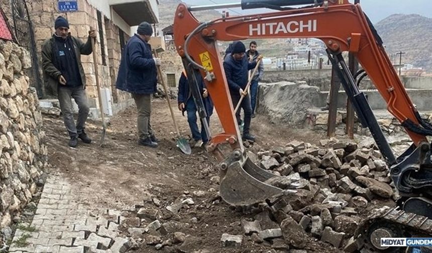 Savur ilçesinde bir mahallede daha doğal gaz çalışması tamamlandı