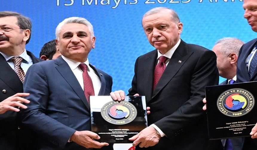 Nusaybin’den Necdet Aktaş’a Cumhurbaşkanı Erdoğan’dan Hizmet Şeref Belgesi