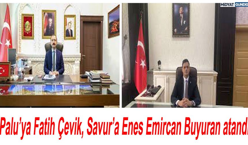 Savur Kaymakamlığı’na Enes Emircan Buyuran Atandı