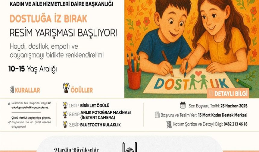 “Dostluğa İz Bırak” Resim Yarışması