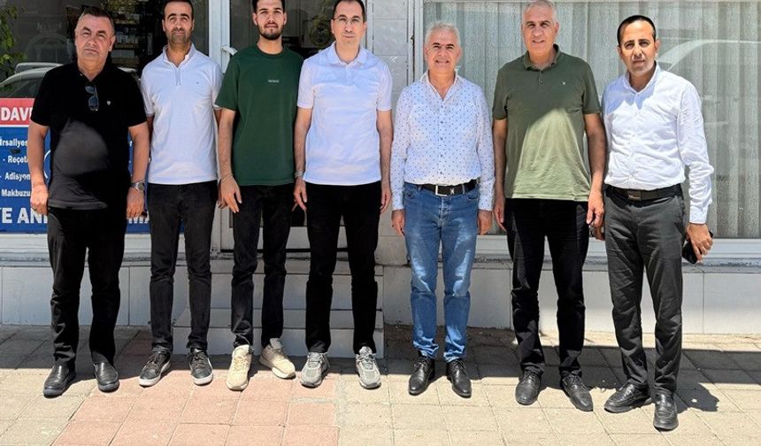 Kaymakam Özdemir, Gazeteciler Derneği’ne Veda Etti
