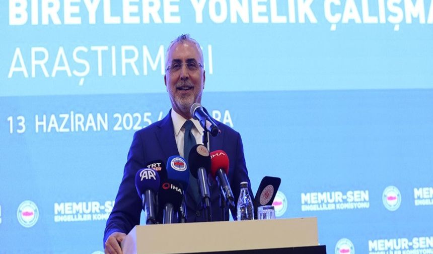 Bakan Işıkhan, Memur-Sen Engelli Buluşmasında