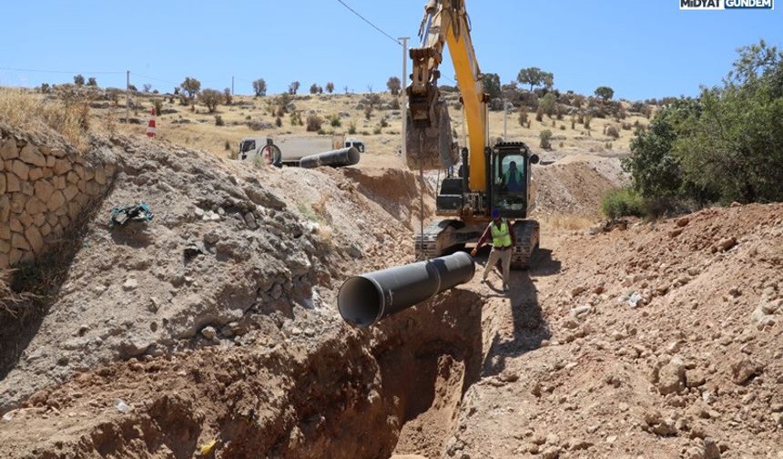 Mardin İçme Suyu Projesi’nde Çalışmalar Sürüyor
