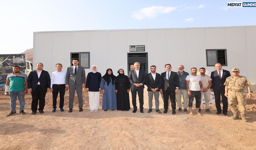Mardin’de Geleneksel Arı Kovanı Üretim Projesi başladı