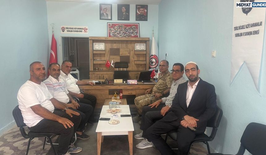 Midyat İlçe Jandarma Komutanı’ndan TER-DER’e Ziyaret