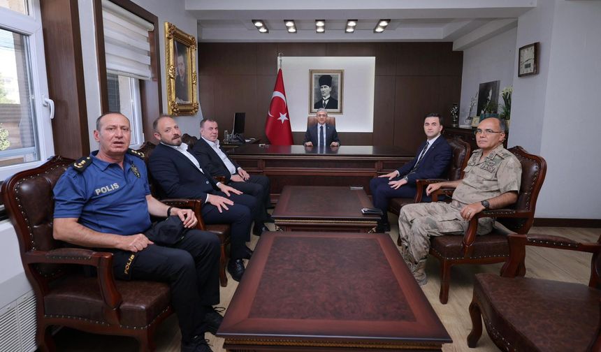 Midyat Kaymakamı Mehmet Kaya’ya Hayırlı Olsun Ziyareti