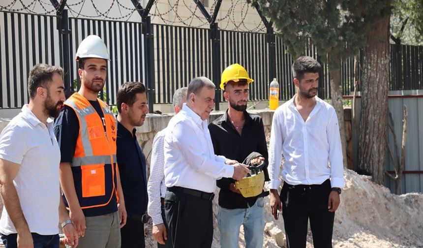 Midyat Belediyesi ek hizmet binasının temeli atıldı