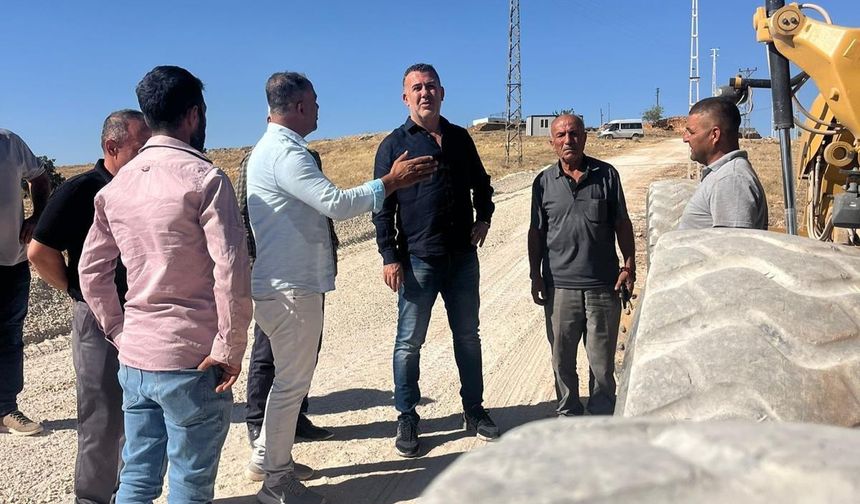 Savur’da Kayatepe–Kayaüstü Yolunda Asfalt Çalışmaları Başladı