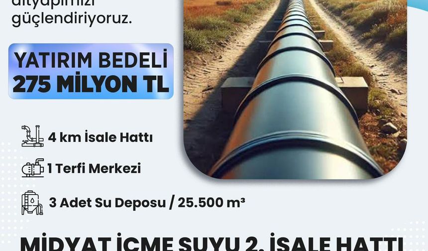 2. İsale Hattı ve Yeni Su Depoları Geliyor!
