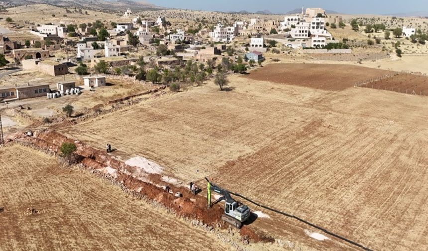 Midyat- İzbırak Mahallesi Atıksu Altyapısına Kavuşturuldu