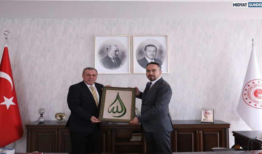 Başkan Şahin’den Bakan Yardımcısı Demiralp’e Ziyaret