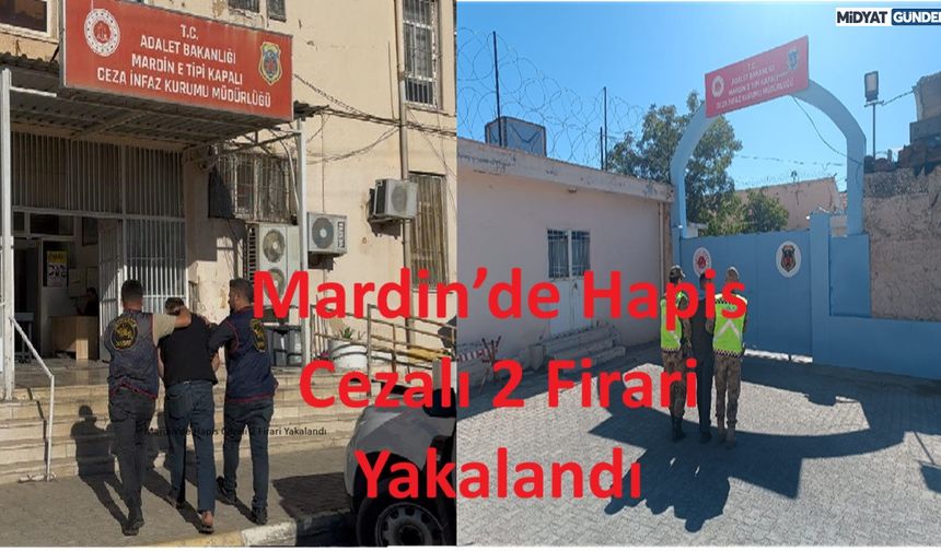 Mardin’de Hapis Cezalı 2 Firari Yakalandı