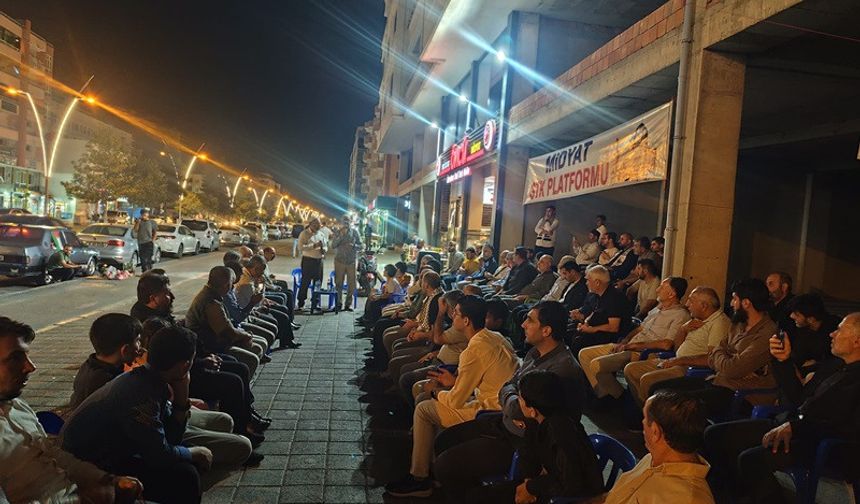 Midyat’ta Gazze İçin “İnsanlık Nöbeti” Başladı