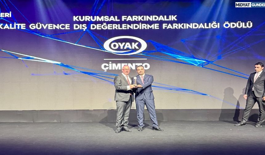 OYAK Çimento'ya TİDE Kurumsal Yönetişim Ödülü