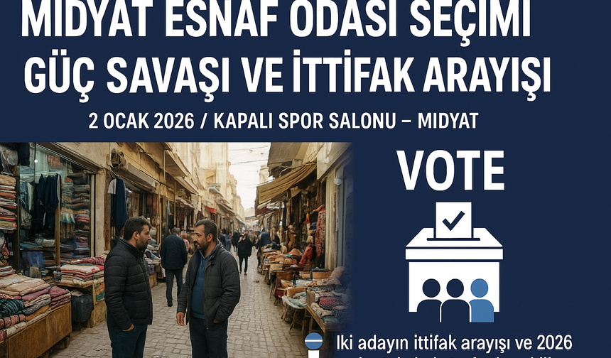 Midyat Esnaf Odası Seçimi: Güç Savaşı ve İttifak Arayışı