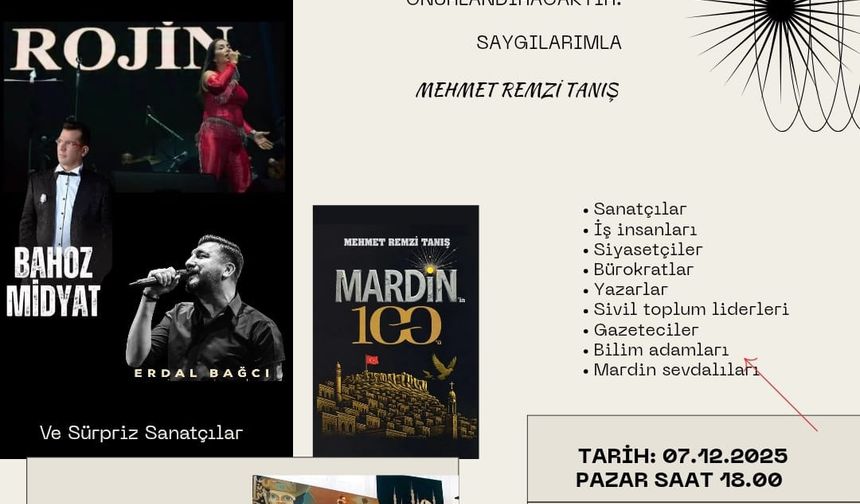 Mardin'in 100 Başarılı İsmi İstanbul'da Buluşuyor