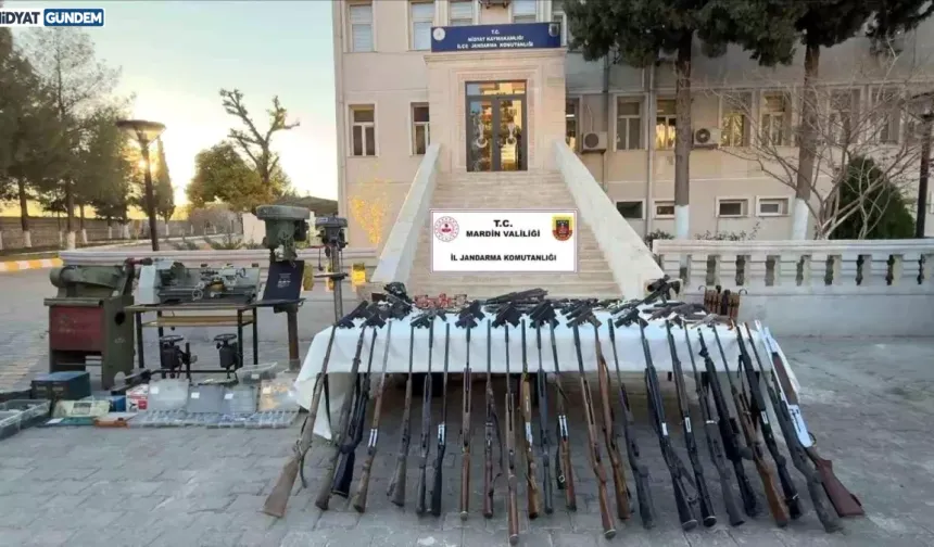 Midyat'ta Jandarma'dan Silah İmalathanesine Darbe