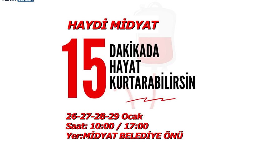 Midyat’ta Kan Bağışı Çağrısı