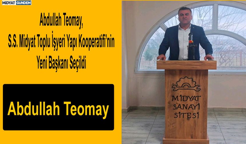 Midyat Sanayi Sitesi Kooperatifi’nde Bayrak Değişimi