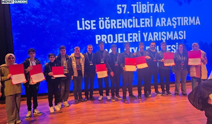 Midyat’tan TÜBİTAK’ta Çifte Bölge Birinciliği