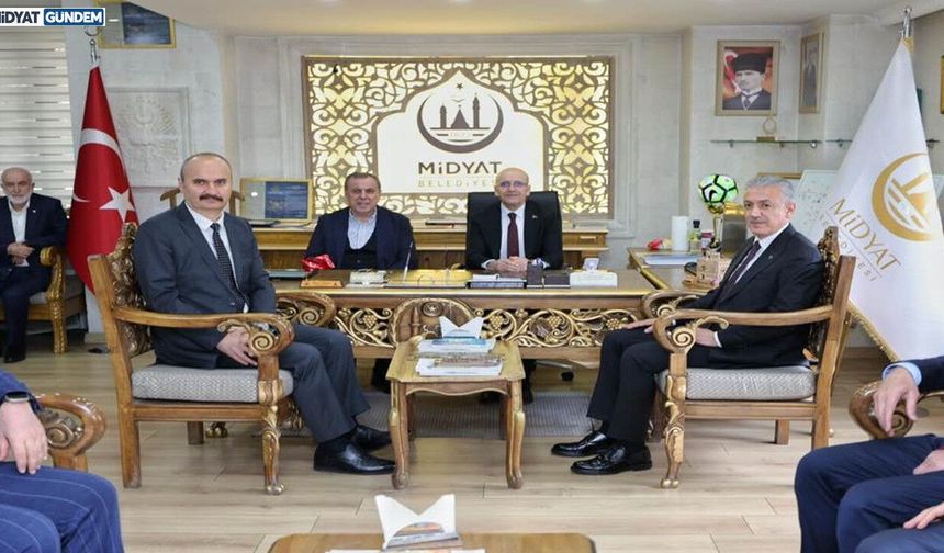 Bakan Mehmet Şimşek Midyat'ı Ziyaret Etti