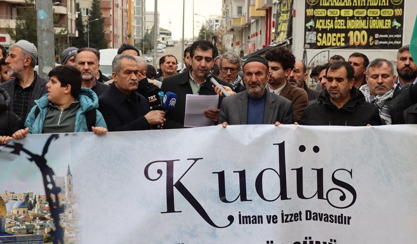 Midyat’ta "Dünya Kudüs Günü" İçin Basın Açıklaması Yapıldı