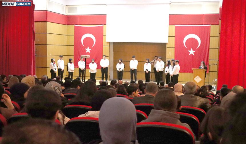 Midyat’ta İstiklal Marşı’nın kabulünün 105. yılı anıldı