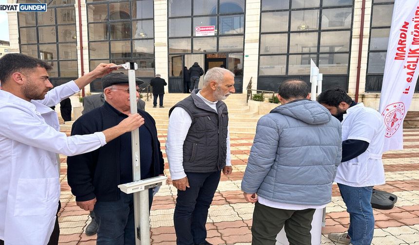 Midyat’ta Ramazan’da Sağlıklı Beslenme İçin Bilgilendirme Standı