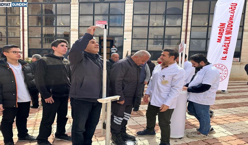 Midyat’ta Ramazan’da Sağlıklı Beslenme İçin Bilgilendirme Standı