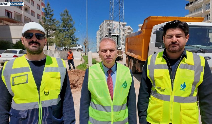 Artuklu’ya Yeni Şebekeden Su Akışı Başladı