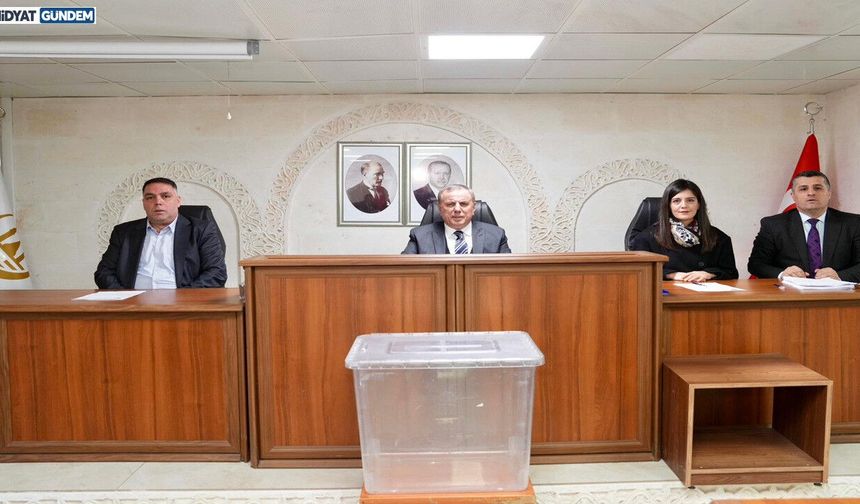 Midyat Meclisi'nde Nisan Mesaisi