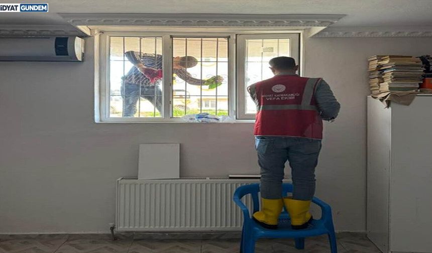 Midyat’ta Selin İzleri Siliniyor: Temizlik ve Yardım Çalışmaları Sürüyor