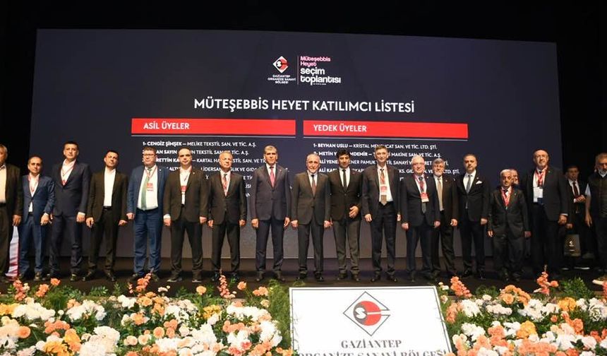 GAZİANTEP OSB’DE YENİ DÖNEM: SANAYİNİN “A TAKIMI” GÖREVDE