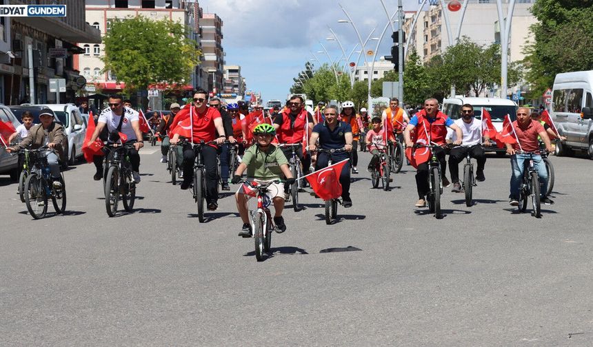 Midyat'ta 19 Mayıs Coşkusu Pedallarla Taçlandı!