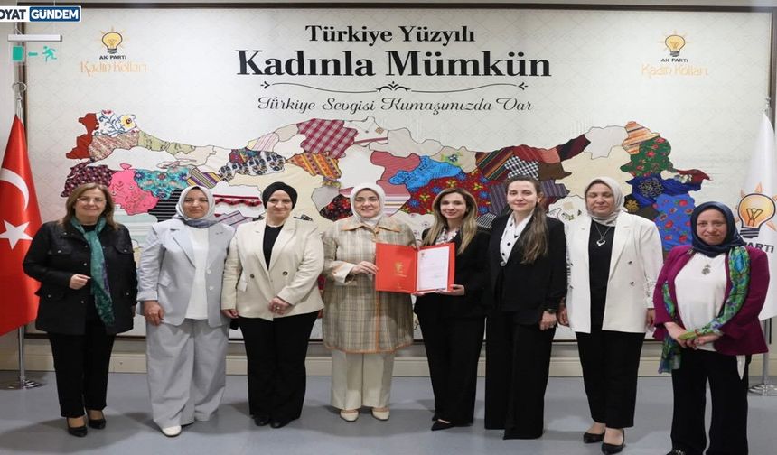 AK Parti Mardin İl Kadın Kolları Başkanlığı'na Av. Kübra Ortaç Atandı