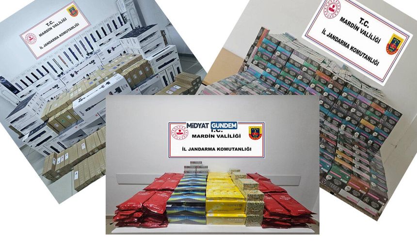Mardin'de Kaçakçılık Operasyonu