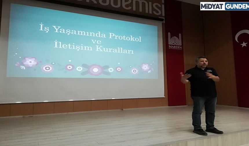 MARSU Personeline İletişim Ve Protokol Eğitimi verildi