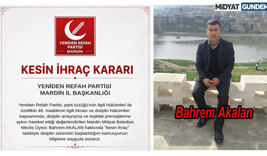 Yeniden Refah Partisi'nde İhraç Süreci