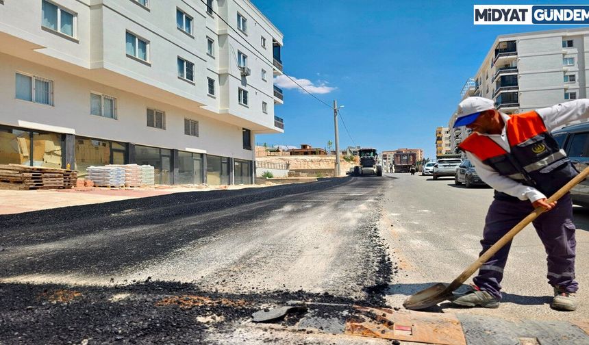 Ulu Cami ve Bağlar'da Asfalt Mesaisi
